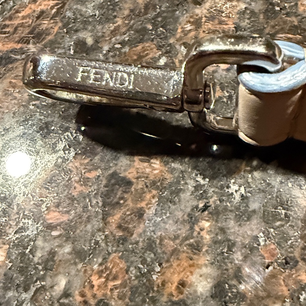 FENDI Beige Multicolored Studded Bag Strap - Picture 5 of 6